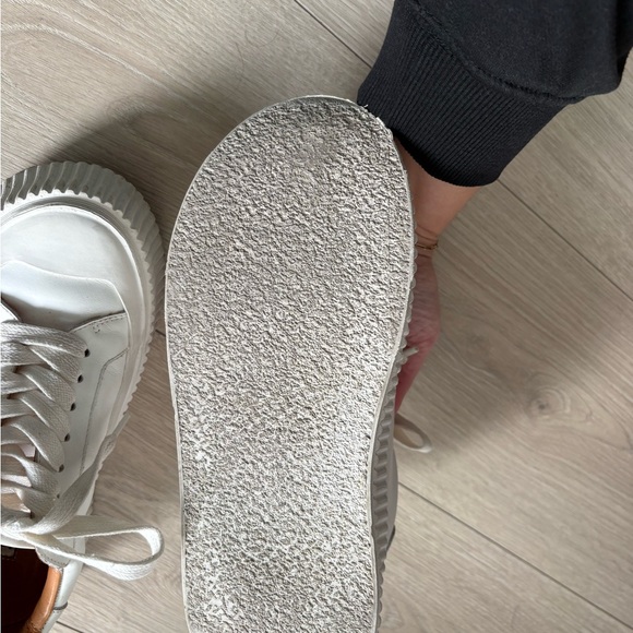 Jil Sander White Leather Platform Sneaker | Size 36 - Picture 5 of 9